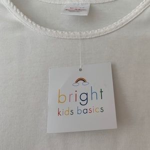 Hanna Andersson Long Sleeve White T-Shirt